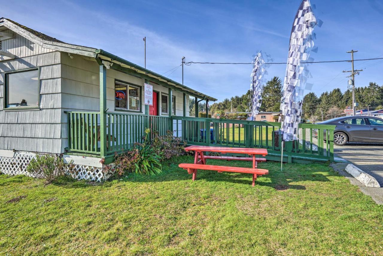 Smith River Vintage Cabin Oceanfront Deck And Views Exteriér fotografie
