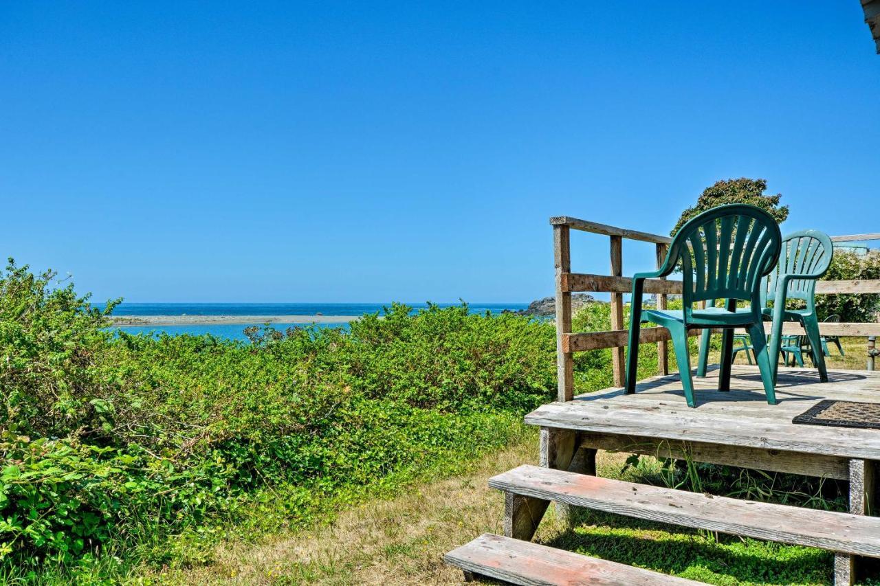 Smith River Vintage Cabin Oceanfront Deck And Views Exteriér fotografie
