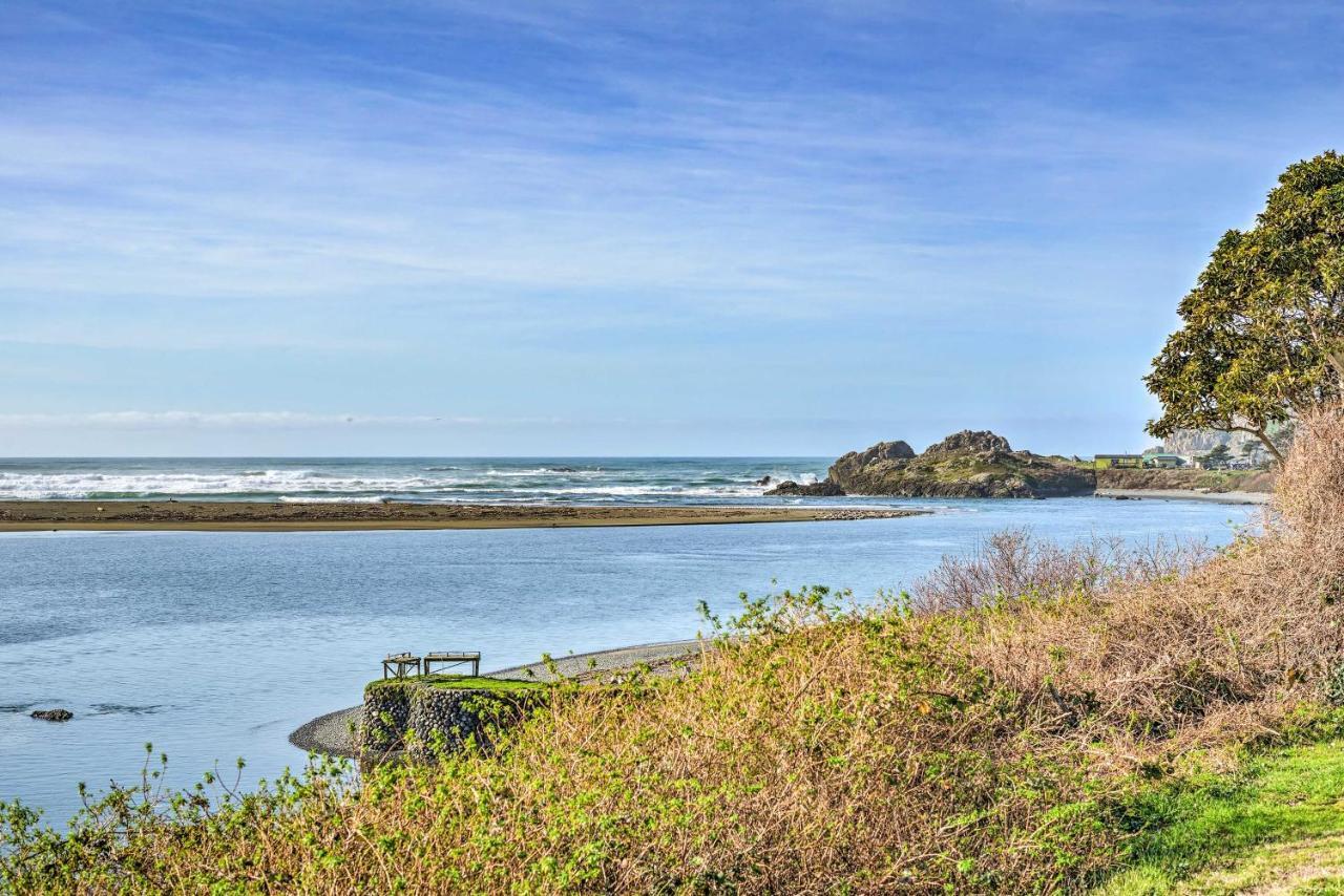 Smith River Vintage Cabin Oceanfront Deck And Views Exteriér fotografie